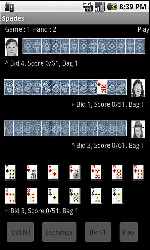 Spades Screen 2