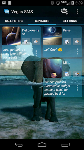 【免費通訊App】Vegas SMS Holo Theme-APP點子