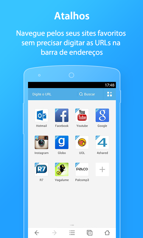Navegador UC Browser - screenshot