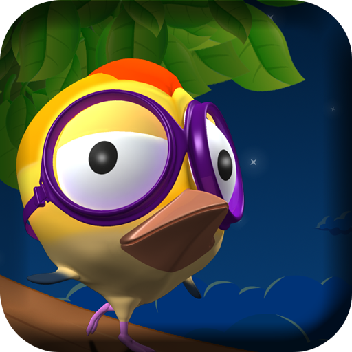 Hopping Bird - Free Game App LOGO-APP點子