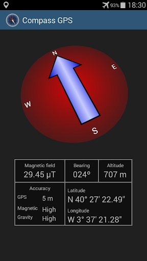 나침반 가진 GPS