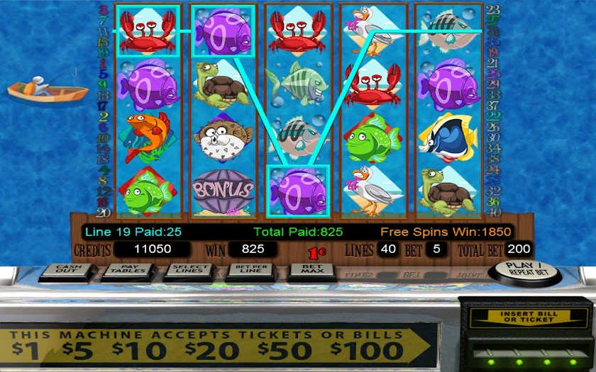 Hooked HD Slot Machine Screen 2