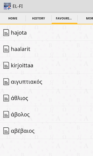 【免費書籍App】Greek<>Finnish Gem Dictionary-APP點子