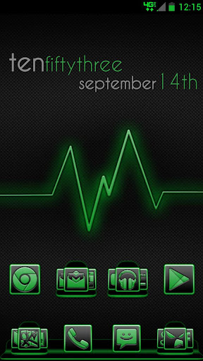 Serenity Launcher Theme Green