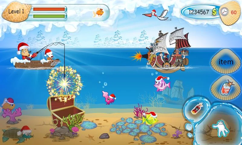 Funny Fishing Noel - screenshot