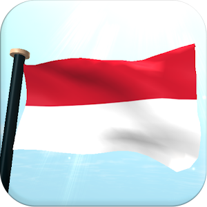 Monaco Flag 3D Live Wallpaper