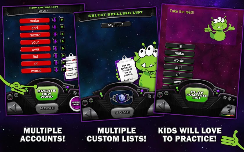 Spelling Space - Ultimate Screen 2