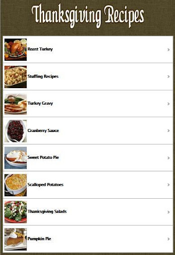 Thanksgiving Recipes