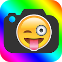 Emoji Photo Sticker mobile app icon