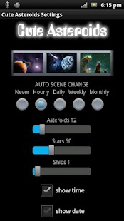 Free Cute Asteroids Space Wallpaper APK