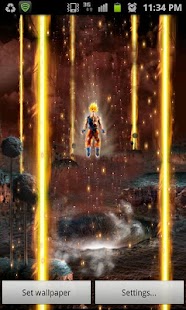 Android application Namek Destruction LWP PRO screenshot