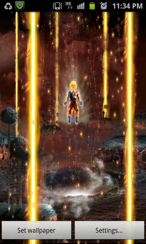 Android application Namek Destruction LWP PRO screenshort