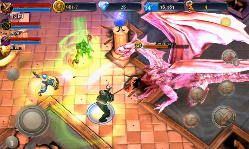 Android application Dungeon Hunter 3 screenshort