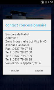 Contacts Automobiliste Maroc Screenshots 1