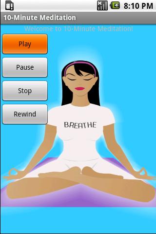 Android application 10 Minute Meditation screenshort