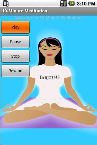 Android application 10 Minute Meditation screenshort