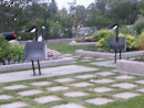 Goose Chair Statues