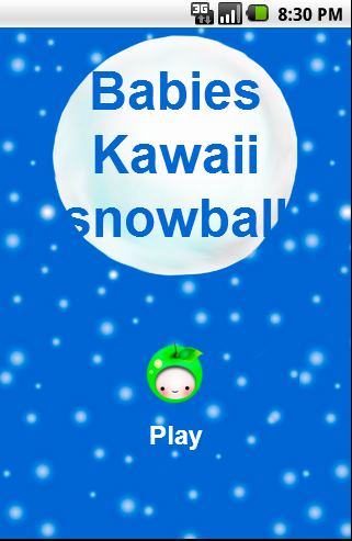 【免費體育競技App】Babies Kawaii snowball-APP點子