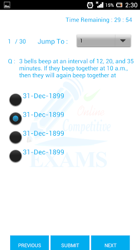 Online Competitive Exams