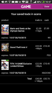 GAME Reward Mobile App - screenshot thumbnail