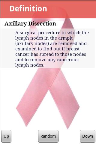 Breast Cancer Glossary Pro Screen 2