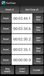Five-timer and stopwatch poster 1