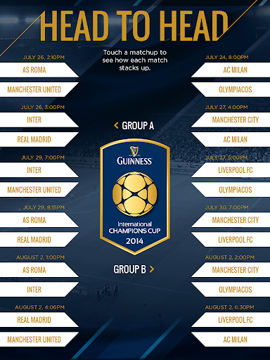 【免費運動App】International Champions Cup-APP點子