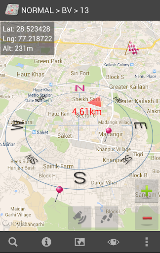 GeoCompass GPS Map Compass