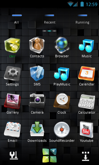 Next Style Go Launcher Theme - screenshot