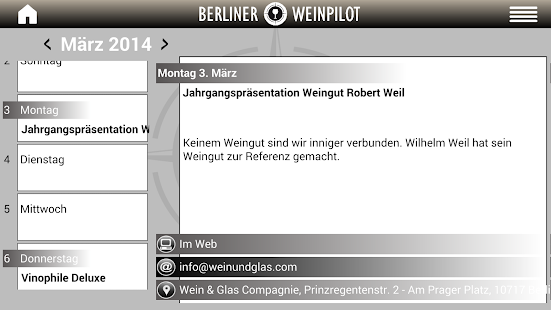  Berliner Weinpilot – Vignette de la capture d'écran  