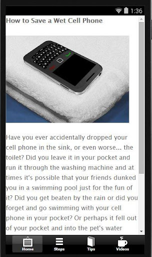 How to Save a Wet Cell Phone