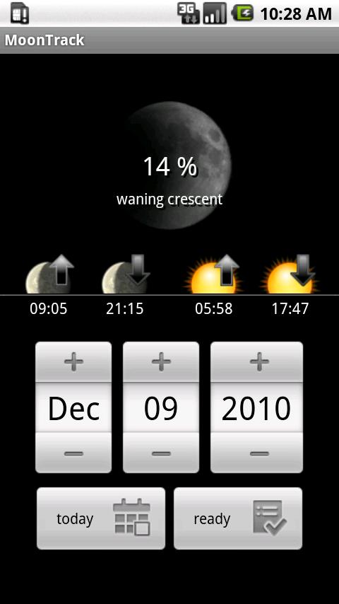 MoonTrack Screen 2