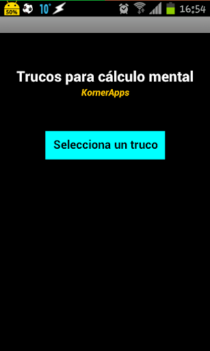 Trucos cálculo mental