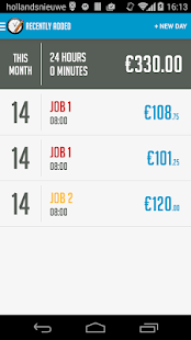 Timesheet Screenshots 1