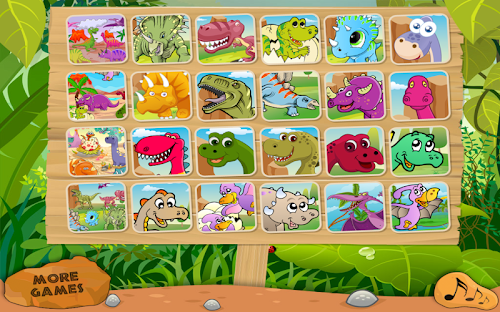 Android application Dinopuzzle - Childrens Games screenshort
