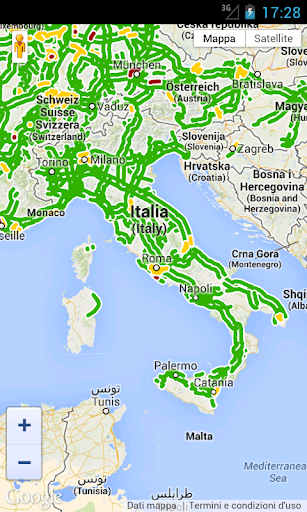Traffico Autostrade Mappa