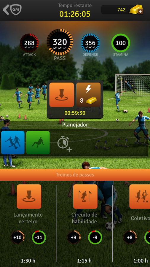 Golden Manager — Futebol real - screenshot