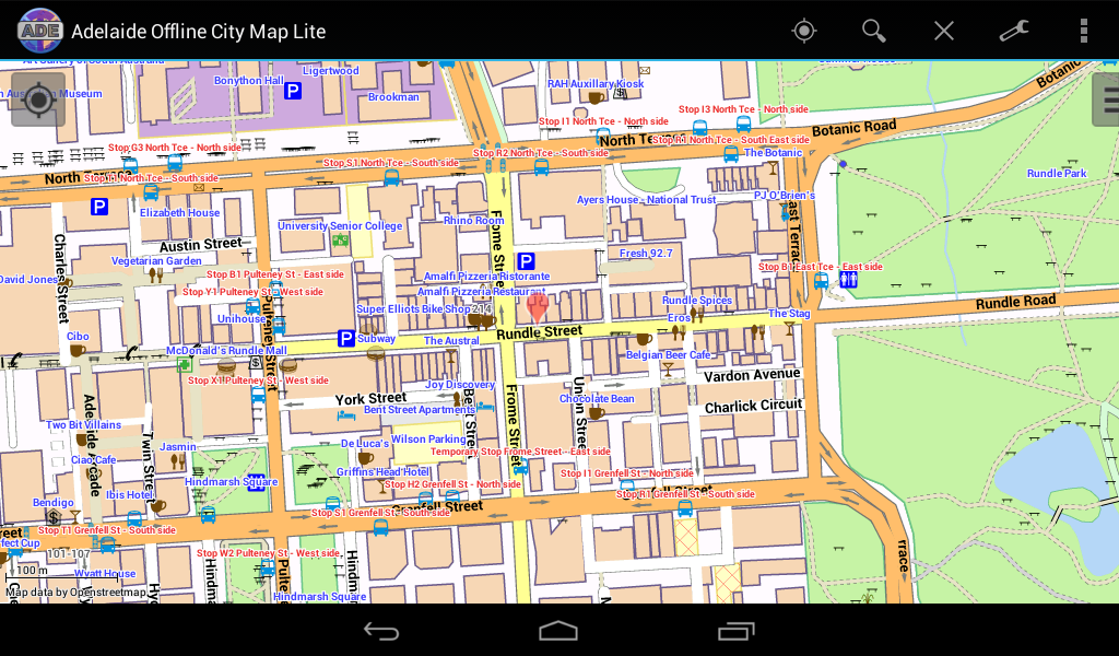 Adelaide Offline City Map Android Apps on Google Play