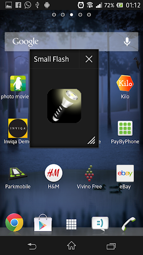 Flashlight Small App for Sony