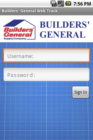 Builders' General Web Track