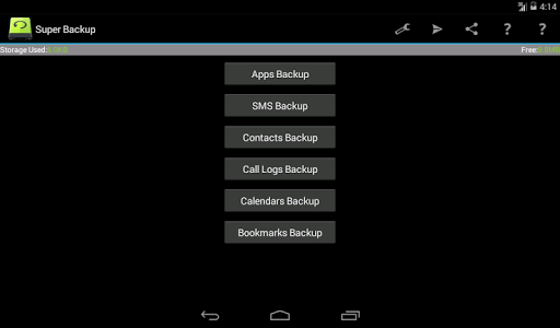 Super Backup Pro: SMS&Contacts  screenshots 9