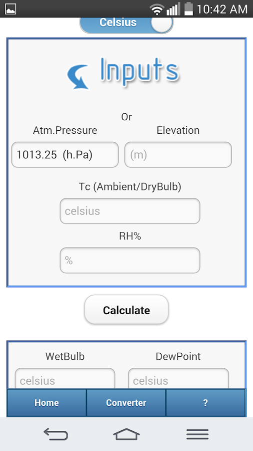 Evaporative Cooling Calculator Android Apps on Google Play