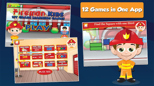 Fireman Kids Grade 1 Games