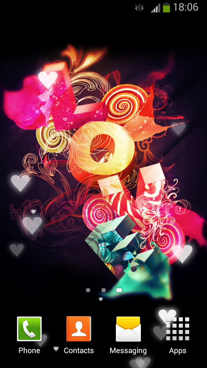 I Love You Live Wallpaper Screen 3