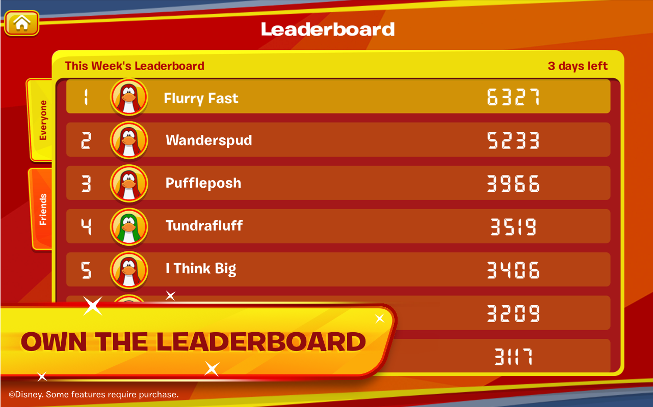 Club Penguin Sled Racer - screenshot