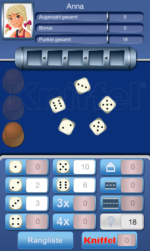 Android application Kniffel ® FREE screenshort