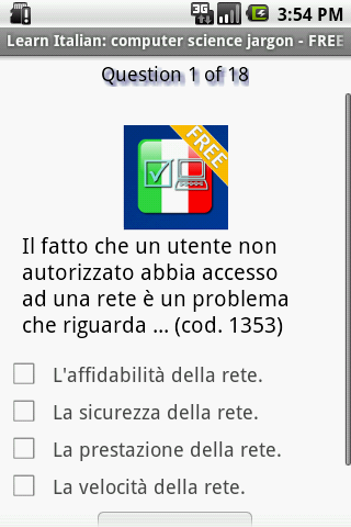 Learn Italian: computer trivia