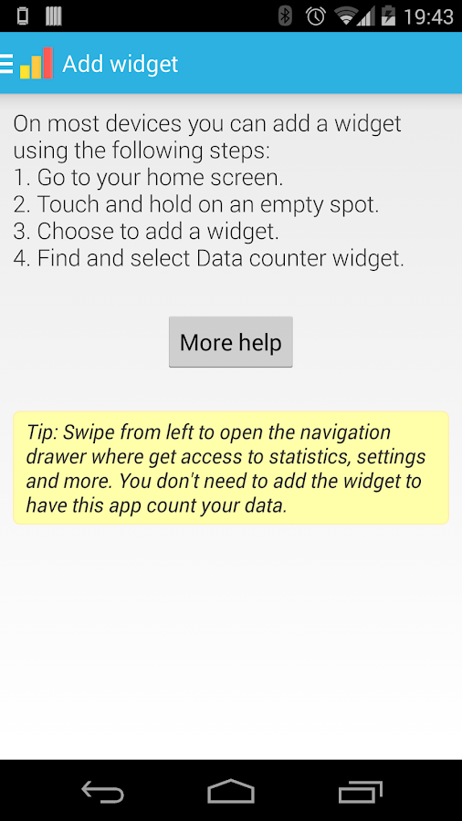 Data counter widget Android Apps on Google Play