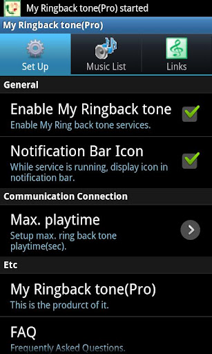 My Ringbacktone Pro-For my ear