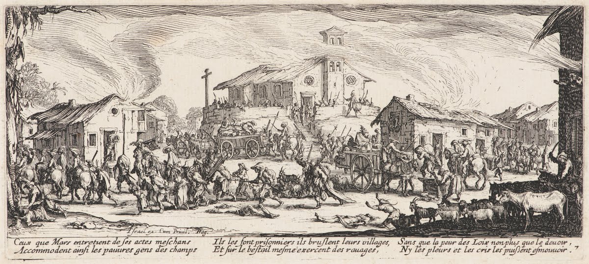 Pillage And Burning Of A Village Pillage Et Incendie D Un Village Jacques Callot Google Arts Culture